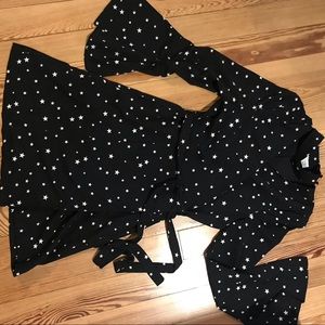 JOA Star Print Dress